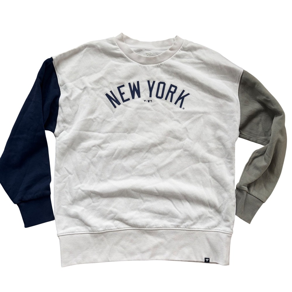 Fanatics New York Yankees Crewneck Sweatshirt Women's Medium Colorblock Medium
